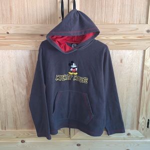 Mickey & Co gray VINTAGE “Micky Mouse” Disney hoodie sweatshirt size L